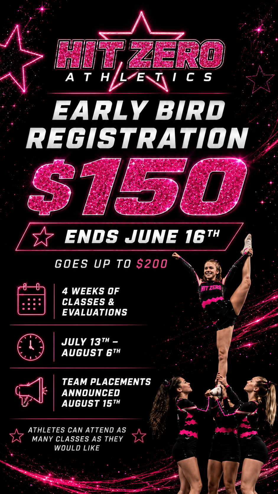 Hit Zero Athletics — register for classes & team placement evaluations